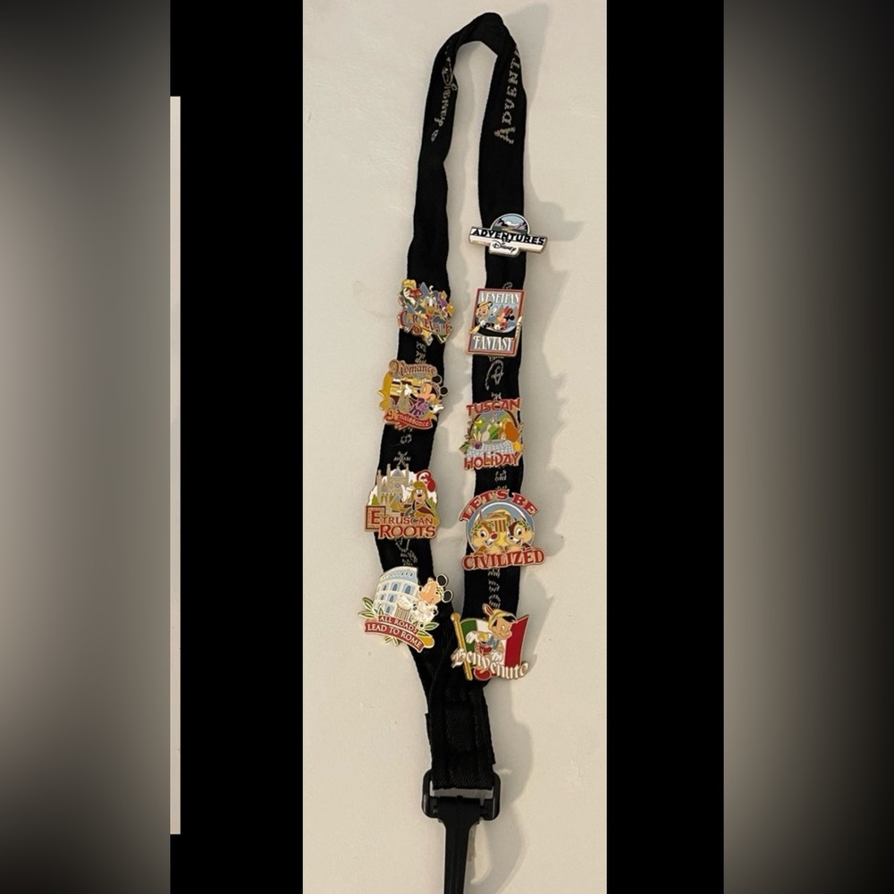 Adventures By Disney Italy "Viva Italia"  9 Pin Set RARE